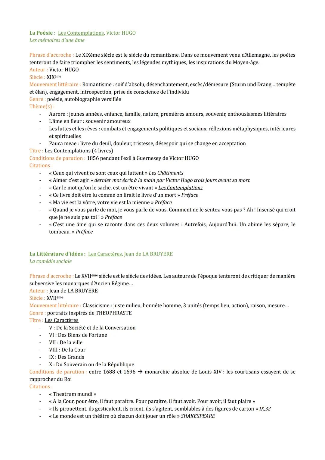 Informations servant la plupart pour l'introduction, les citations pour le développement
Le Roman: Manon Lescaut, l'Abbé PREVOST
Personnages