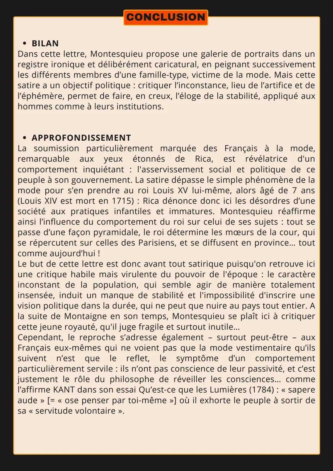 LES LETTRES PERSANES
MONTESQUIEU
INTRODUCTION
• AMORCE
Charles-Louis de Secondat, dit montesquieu,
est issu d'une riche famille de la nobles