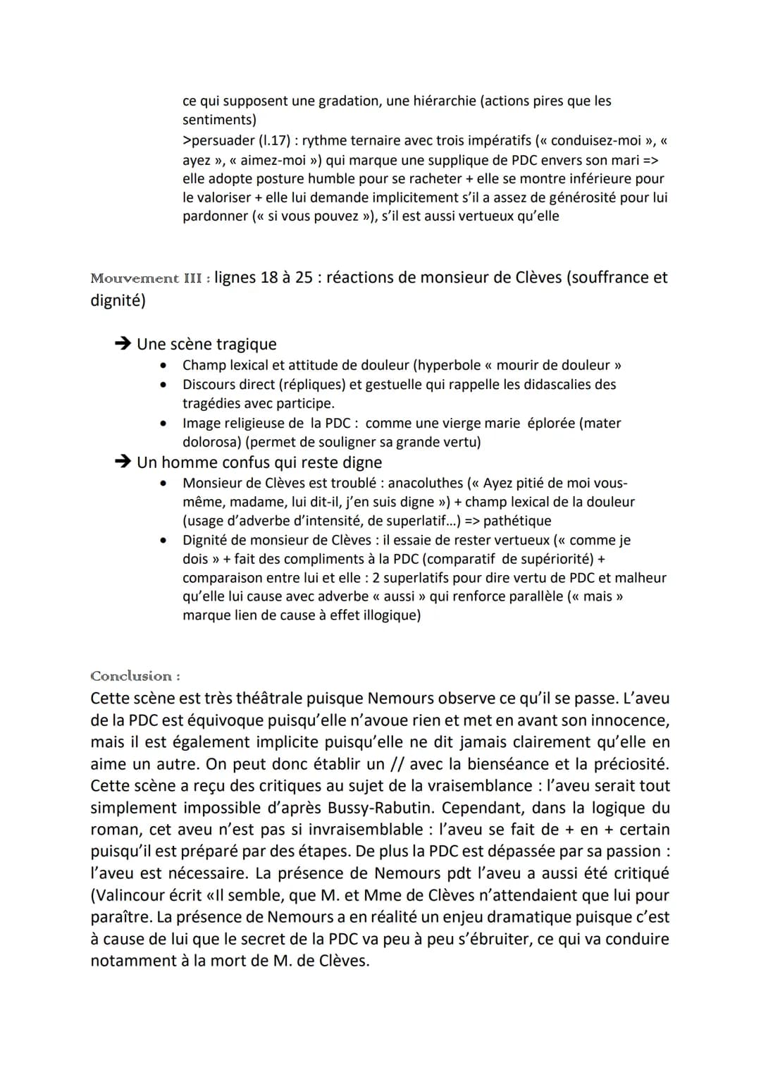 EXPLICATION LINÉAIRE 8: L'aveu de la PDC à son mari
INTRODUCTION: La Princesse de Clèves est un roman de Madame de
Lafayette publié en 1678.