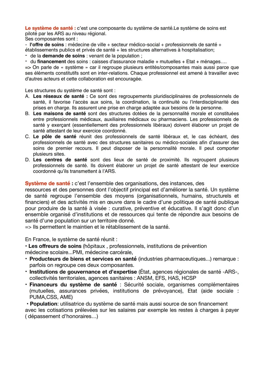 Programme: première + Terminale ST2S
Mot cle pole
sante
I. PREMIÈRE
MODULE 1: SANTÉ, BIEN ÊTRE ET COHÉSION SOCIAL
Santé : sa se définit comm