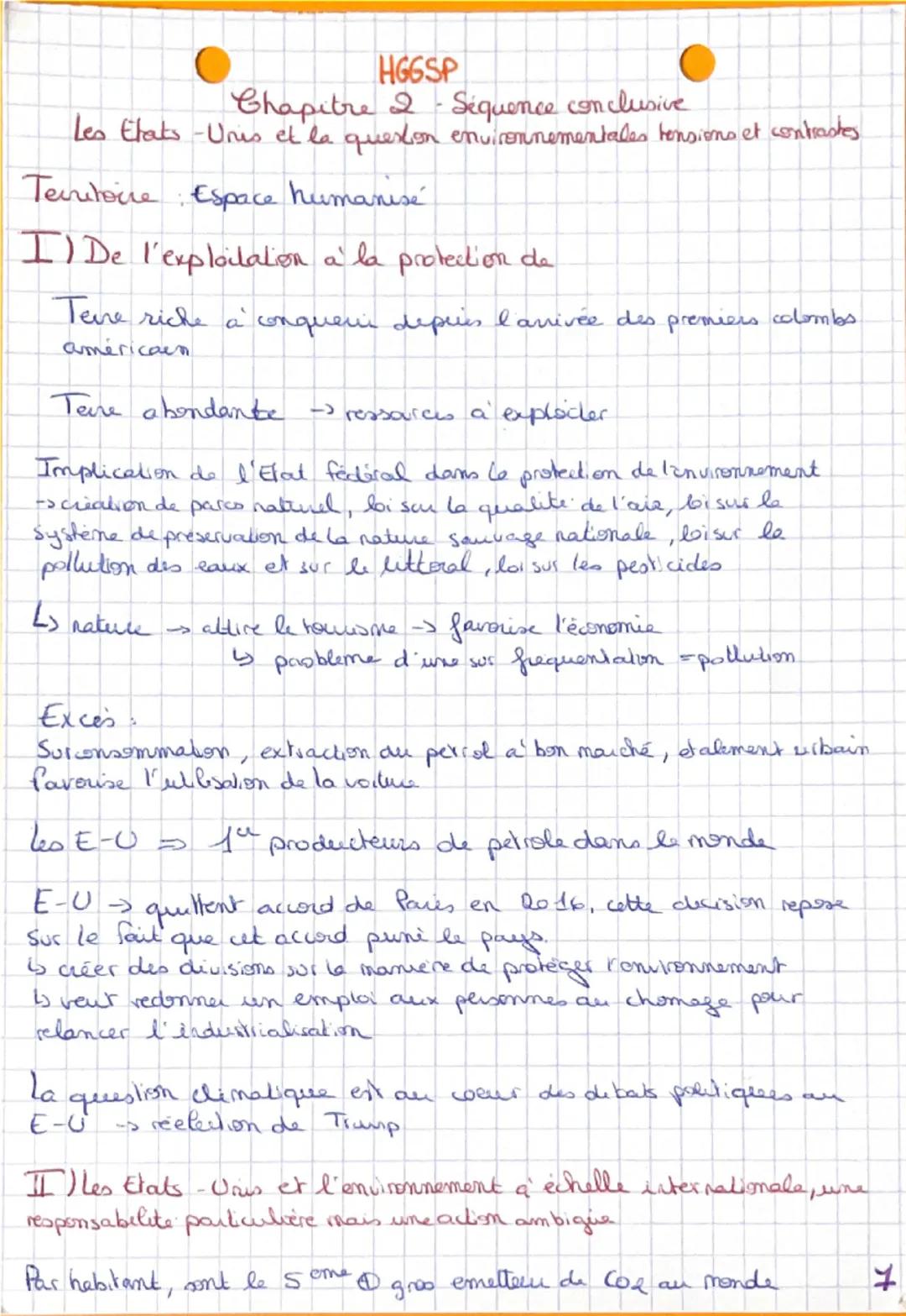 HGGSP
Chapitre 2 - Séquence introductive
L'environnement, une realite simple
en apparence seulement
I-L'environnement, une construction sova