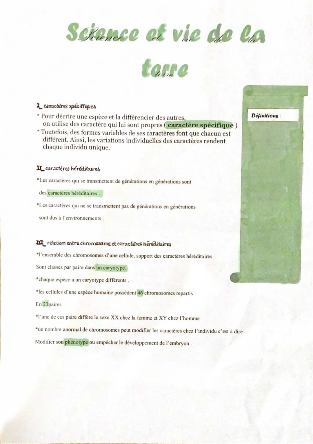 Les types de caractères