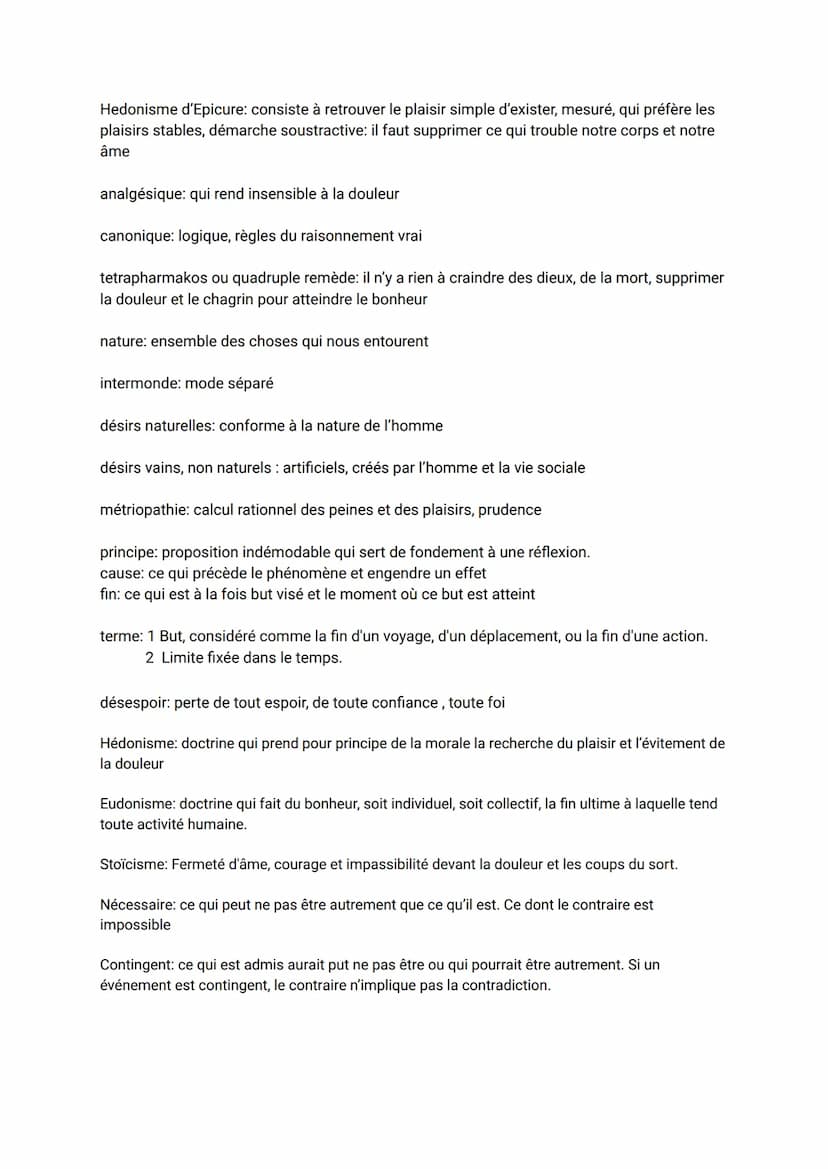 DÉFINITION:
Le bonheur
le bonheur: 1. état de satisfaction total, qui dure dans le temps et vient d'un jugement sur la
vie en general
2. acc