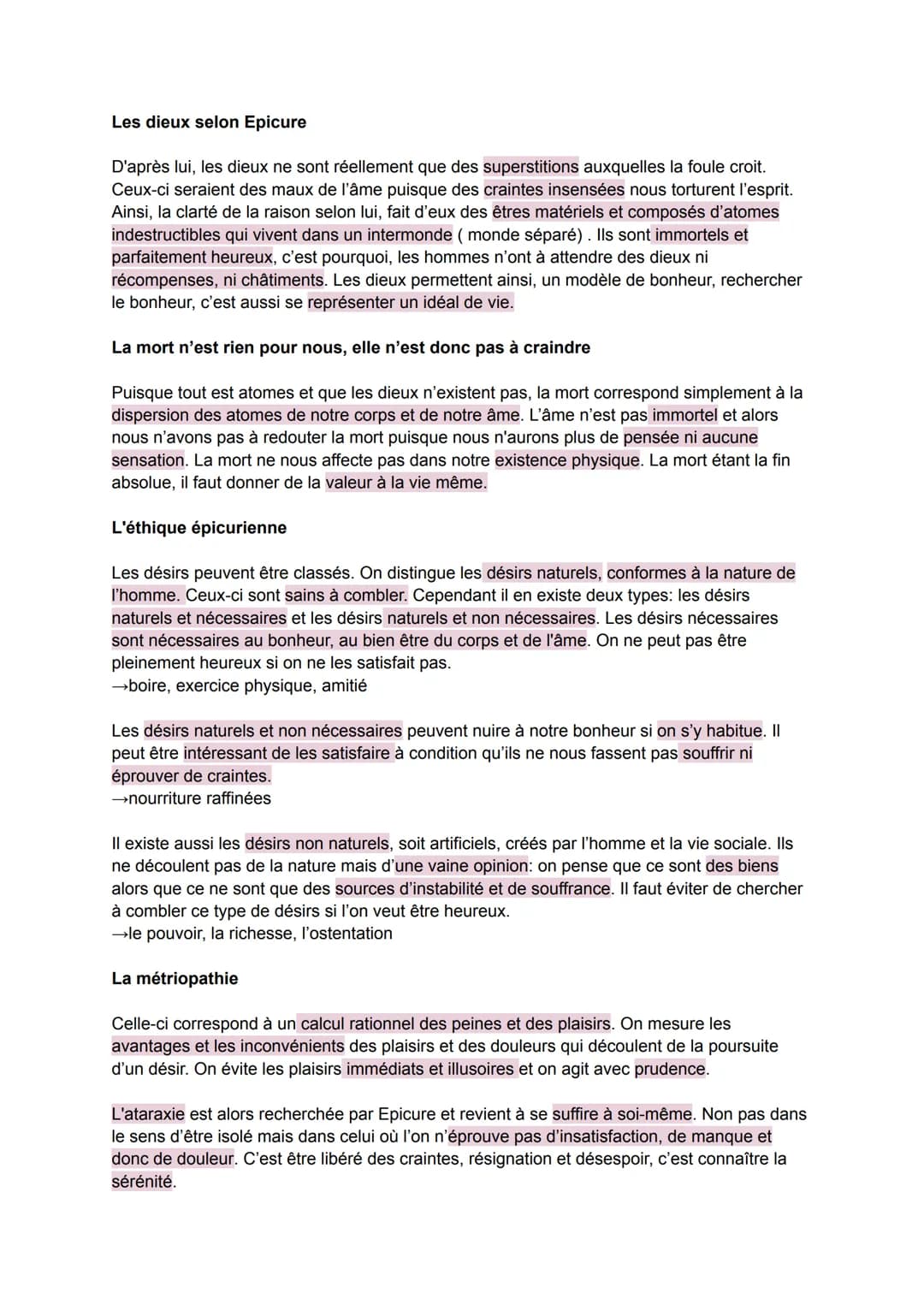 DÉFINITION:
Le bonheur
le bonheur: 1. état de satisfaction total, qui dure dans le temps et vient d'un jugement sur la
vie en general
2. acc