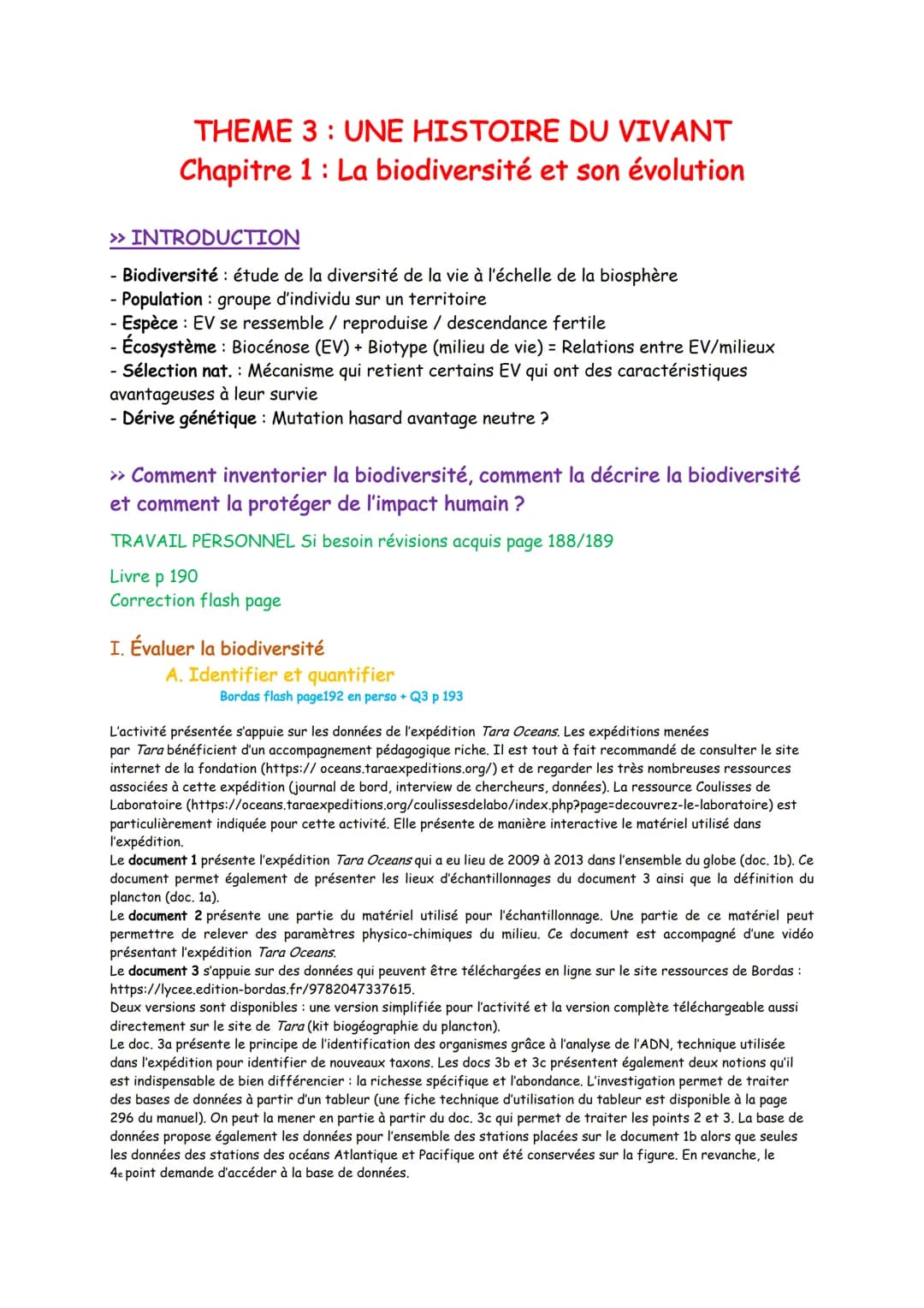 
<h2 id="chapitre1labiodiversitetsonvolution">Chapitre 1: La biodiversité et son évolution</h2>
<h3 id="introduction">Introduction</h3>
<p>L