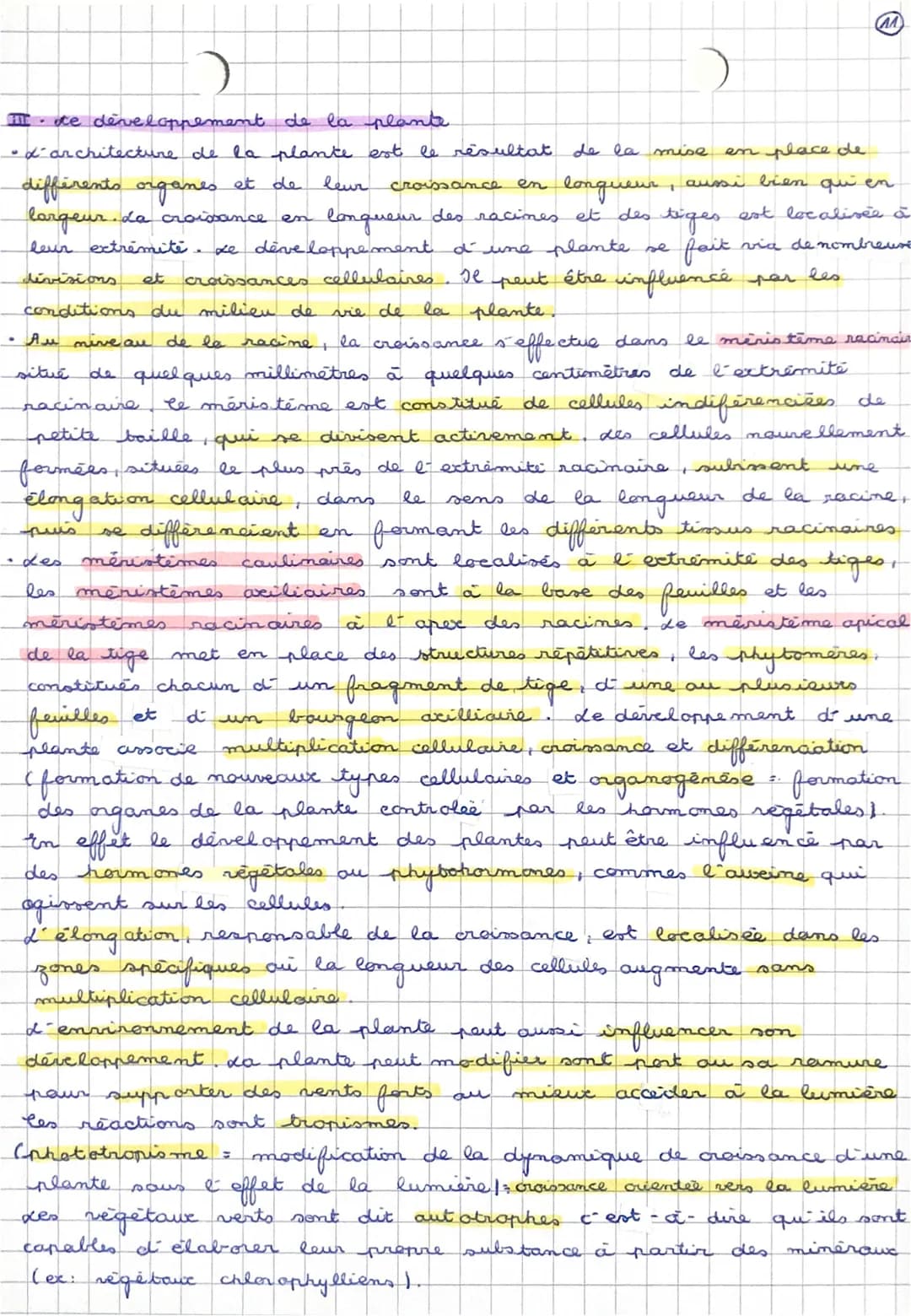 CHAPITRE A L'ORGANISATION FONCTIONNELLE D'UNE PLANTE A FLEURS
fleurs
Les plantes regroupent les plantes a
Gymnospermes (sapino, pino) et les