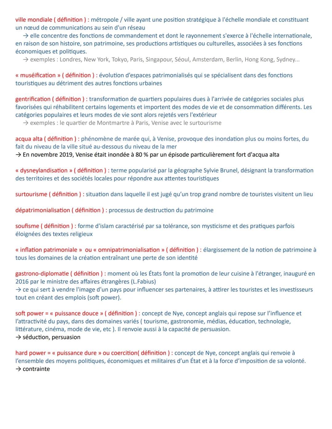 Thème 3 - Définitions
patrimoine (définition ) : à l'origine du mot, c'est un capital individuel destiné à être transmis dans le cadre de la
