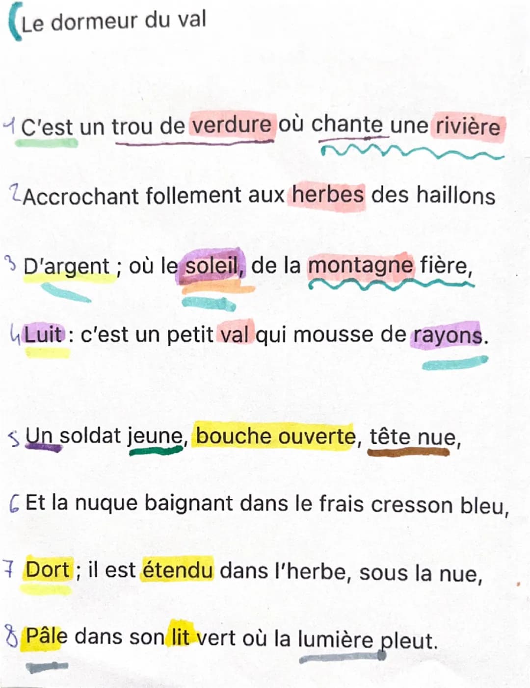 Le dormeur du vain
texte n°1
Introduction
En juillet 1870 A. R. 16 ans, Se voit confronté aux vialance
a la genere to de
Franco-Prusienne qu