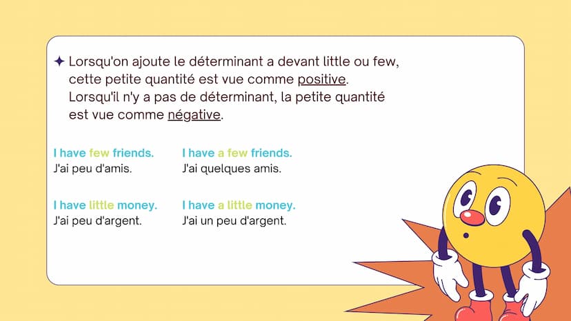 EN ANGLAIS
Exprimer une
quantité
Much, Many, A lot of
口
(A) little, (A) few Rappel:
Afin de comprendre la suite de cette leçon, vous devez
c