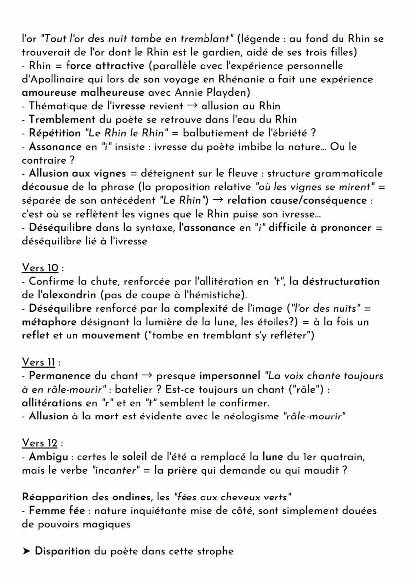 nuit rhéna ne
ALCOOLS
1912/ GUILLAUME APOLLINAIRE/ POÉSIE MODERNE
INTRO Guillaume Apollinaire (1880-1918)
- Philosophe des lumières
- L'Espr