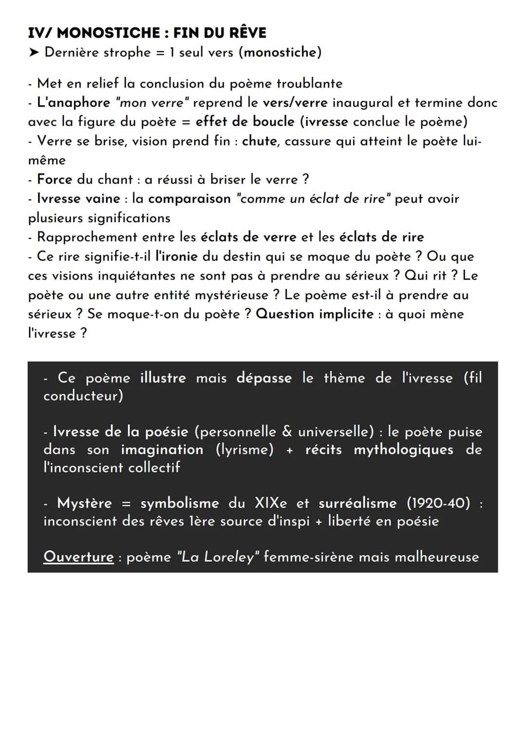 nuit rhéna ne
ALCOOLS
1912/ GUILLAUME APOLLINAIRE/ POÉSIE MODERNE
INTRO Guillaume Apollinaire (1880-1918)
- Philosophe des lumières
- L'Espr
