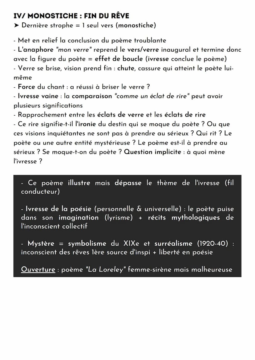 nuit rhéna ne
ALCOOLS
1912/ GUILLAUME APOLLINAIRE/ POÉSIE MODERNE
INTRO Guillaume Apollinaire (1880-1918)
- Philosophe des lumières
- L'Espr