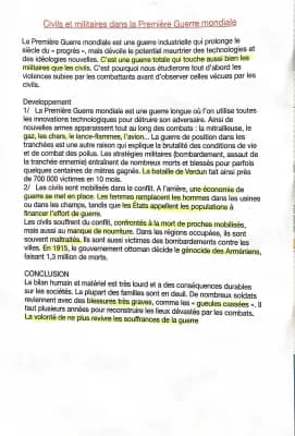 Know Civils et militaire dans la première guerre mondiale  thumbnail