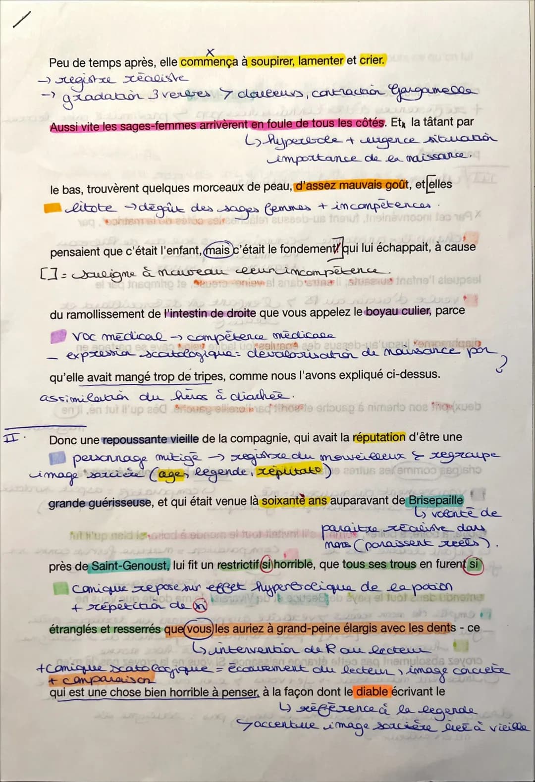 
<p>Dans le cadre de l'étude de l'objet d'étude n°1, nous nous penchons sur l'extrait 1 du chapitre 6 de la naissance de Gargantua, intitulé