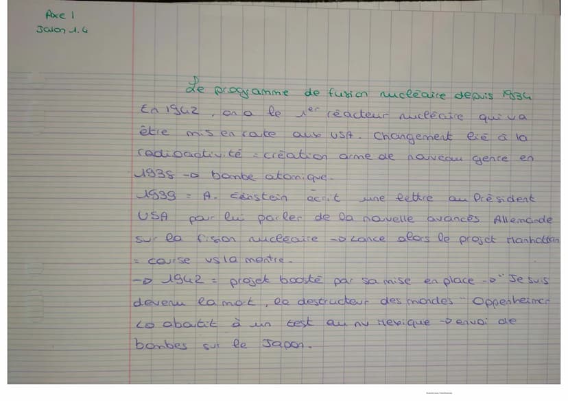 en reconnaissant son activité
Jalan ne 2 Produire
Scientifique
femmes
et de
radioactivité
de la connaissance
= recherches et échanges des ho