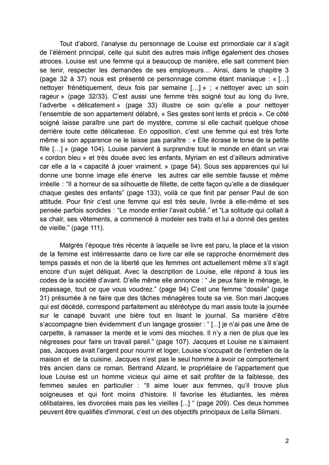Devoir Maison - Lecture cursive
Amàlia Saraiva 1ère 7
Leïla Slimani est une célèbre écrivaine franco-marocaine du XXIème siècle
rédigeant pr