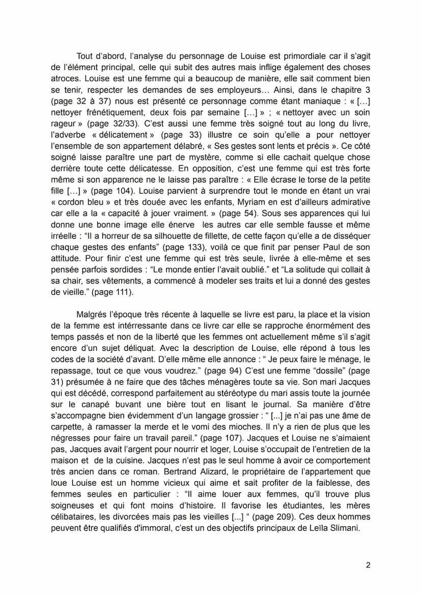 Devoir Maison - Lecture cursive
Amàlia Saraiva 1ère 7
Leïla Slimani est une célèbre écrivaine franco-marocaine du XXIème siècle
rédigeant pr