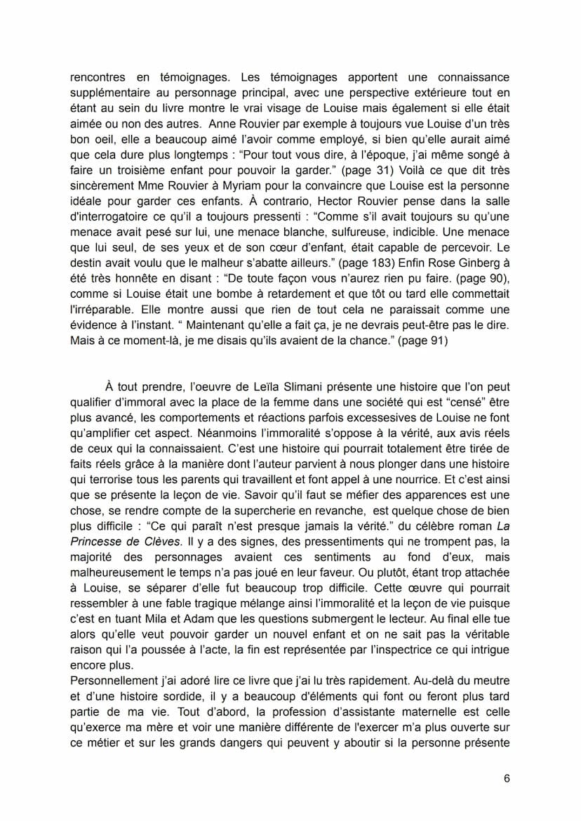 Devoir Maison - Lecture cursive
Amàlia Saraiva 1ère 7
Leïla Slimani est une célèbre écrivaine franco-marocaine du XXIème siècle
rédigeant pr