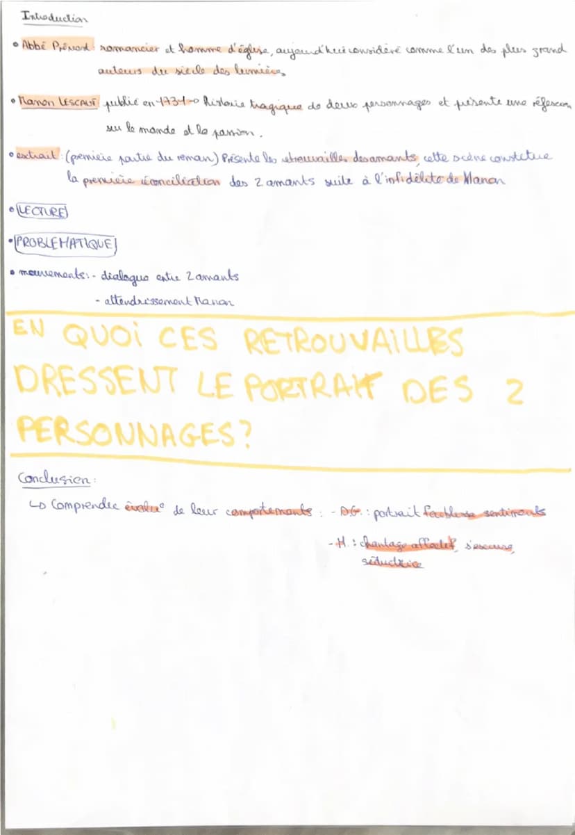 Les retrouvailles à Saint Sulpice de Manon Lescaut
dialogue
entre 2
amants
Elle s'assit. Je demeurai debout, le corps à demi tourné, n'osant
