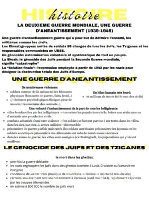 Know La seconde guerre mondiale, une guerre d'anéantissement (1939-1945) thumbnail