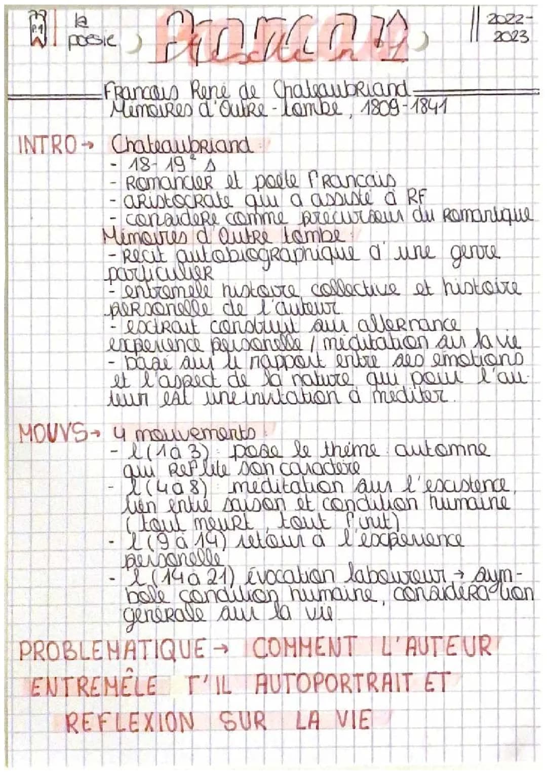 Découvre les Mémoires d'outre-tombe: Analyses et Résumés Pour Toi