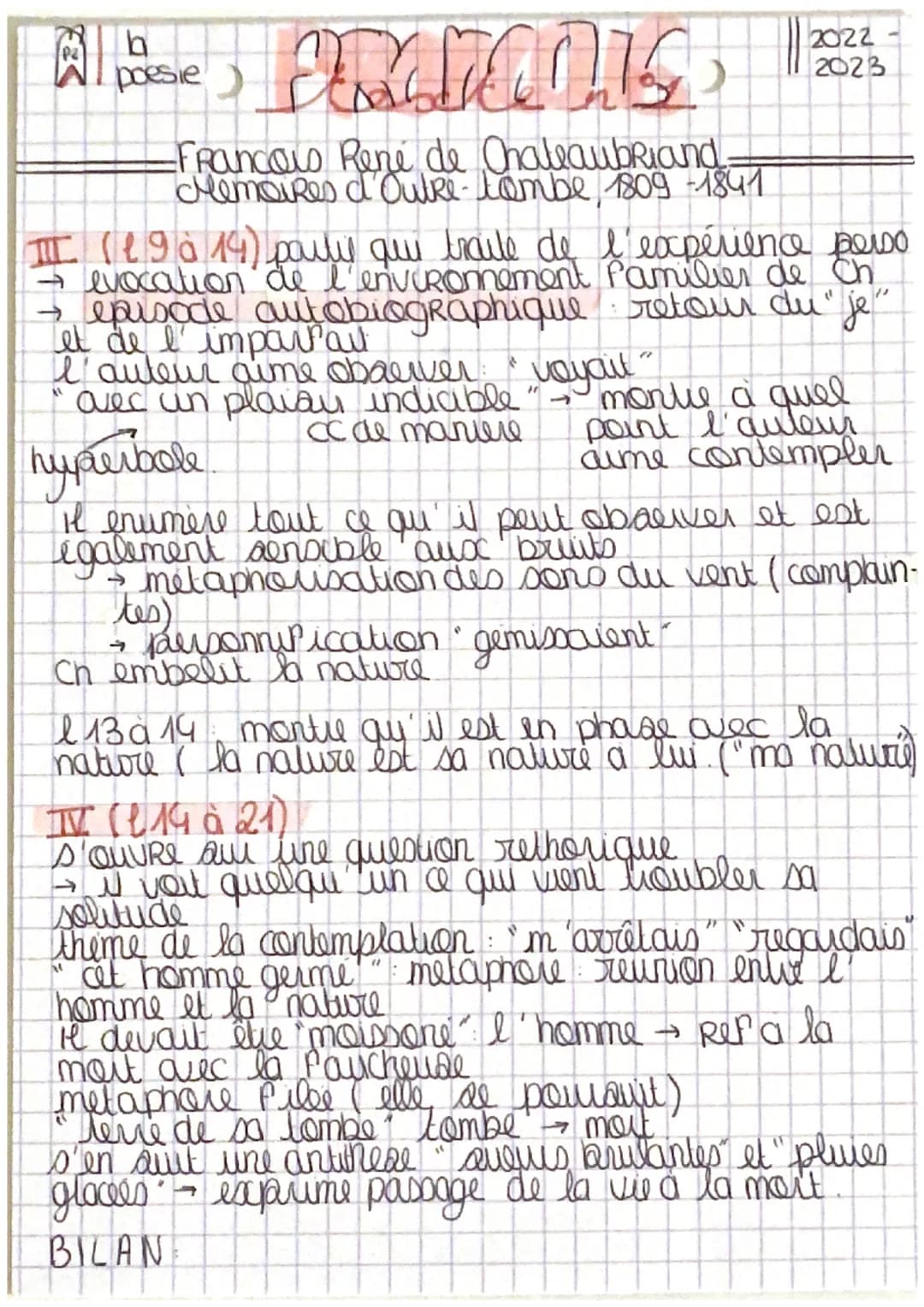 BI
€
Pinnaar
Francois Rene de Chateaubriand.
Memoires d'Outre-tombe 1809-1841
poesie
INTRO→ Chateaubriand
18-19 A
Romancier et poete Francai
