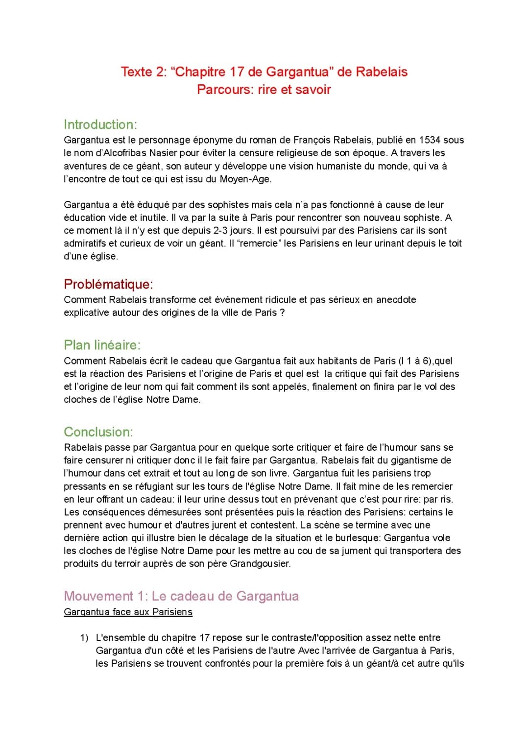 Comment Rabelais Utilise le Rire pour Critiquer la Société dans Gargantua