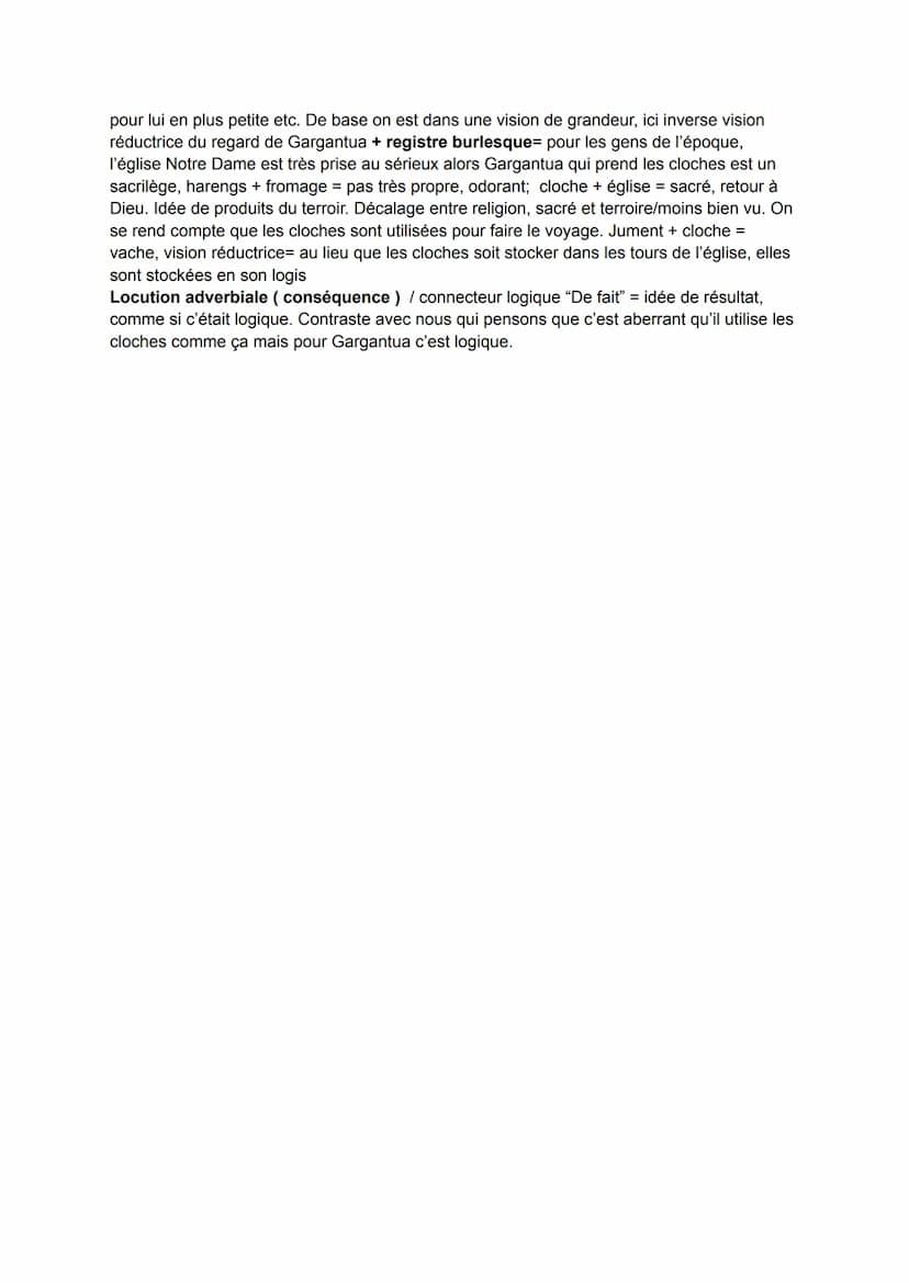 Texte 2: "Chapitre 17 de Gargantua" de Rabelais
Parcours: rire et savoir
Introduction:
Gargantua est le personnage éponyme du roman de Franç