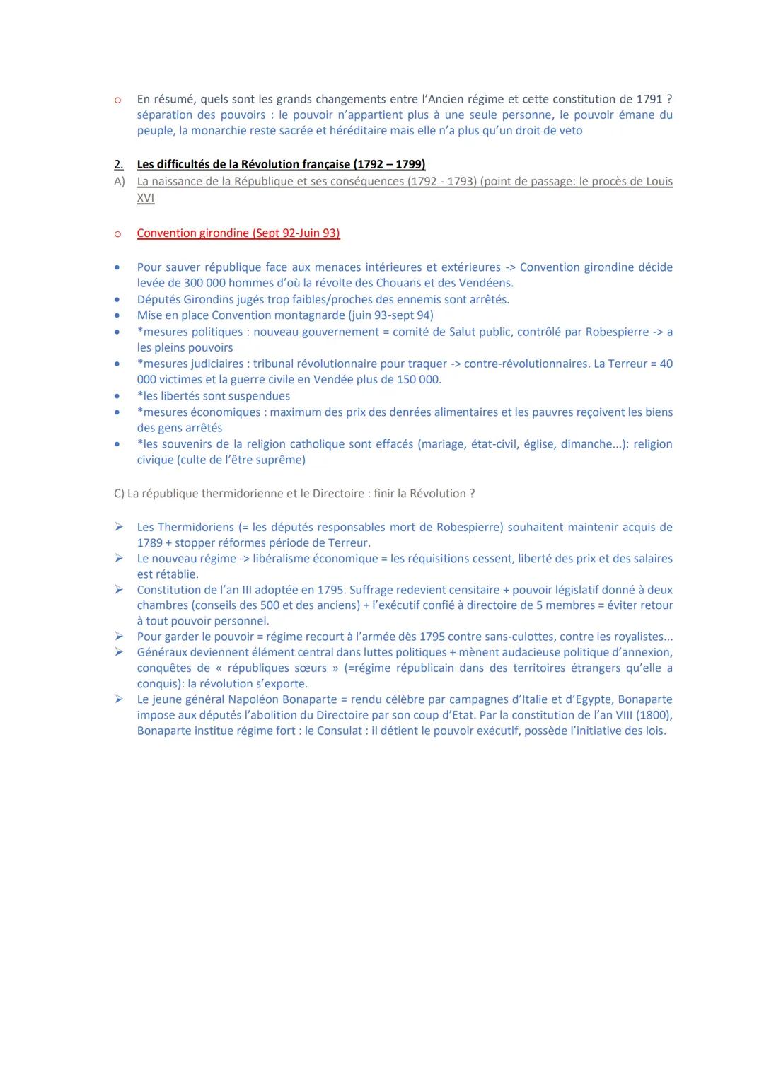 A.
THEME 1) L'EUROPE FACE AUX REVOLUTIONS
LA RÉVOLUTION FRANCAISE ET L'EMPIRE: UNE NOUVELLE CONCEPTION DE LA NATION
B.
Dater Révolution de l
