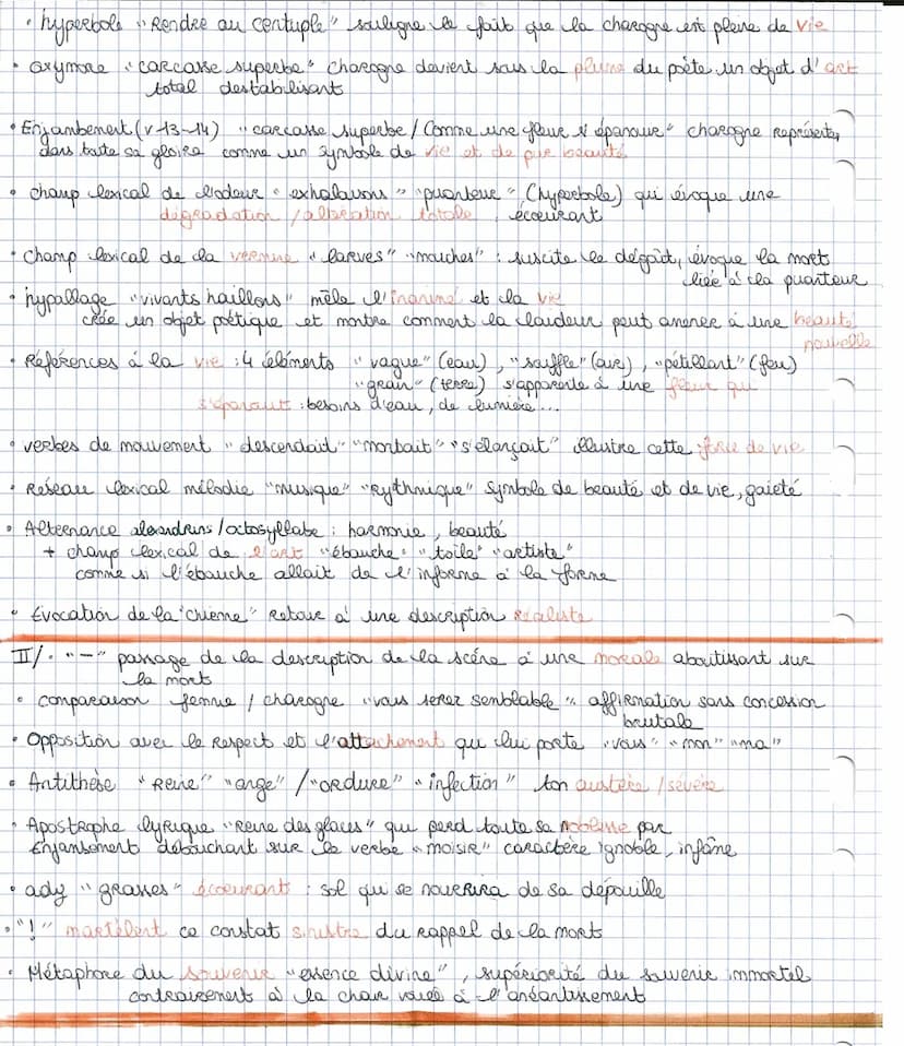 "Une charogne *
En quoi la charogne
associe-t-elle la beauté
et la laideur P
Introduction
• Charogne objet artipoétique
• ton Romantique
• R