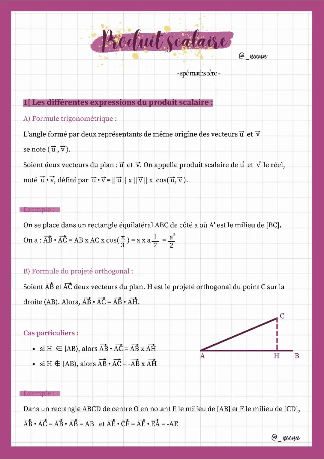 Découvre le Produit Scalaire : Formules et Propriétés Amusantes