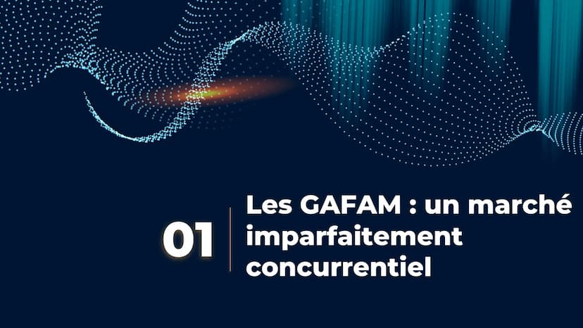 GRAND ORAL
SES
Romane Bellet EN QUOI LES GAFAM NE
SONT PAS OUVERTS À LA
CONCURRENCE? 01
Les GAFAM :
un marché
imparfaitement
concurrentiel
0