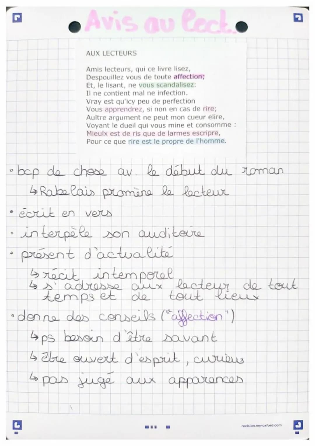 O
C
O
O
Avis av leck.
au
AUX LECTEURS
Amis lecteurs, qui ce livre lisez,
Despouillez vous de toute affection;
Et, le lisant, ne vous scandal