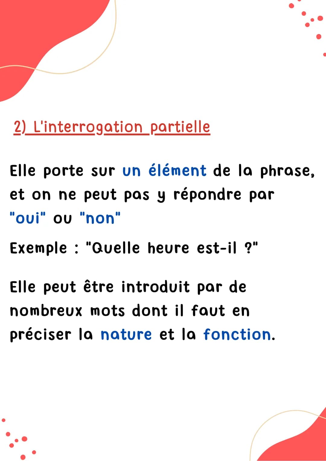 INTERROGATION
Français
BAC DE FRANÇAIS ÉTAPE 1
Donner la définition de
l'interrogation
L'interrogation est la mise en débat
de la valeur de 