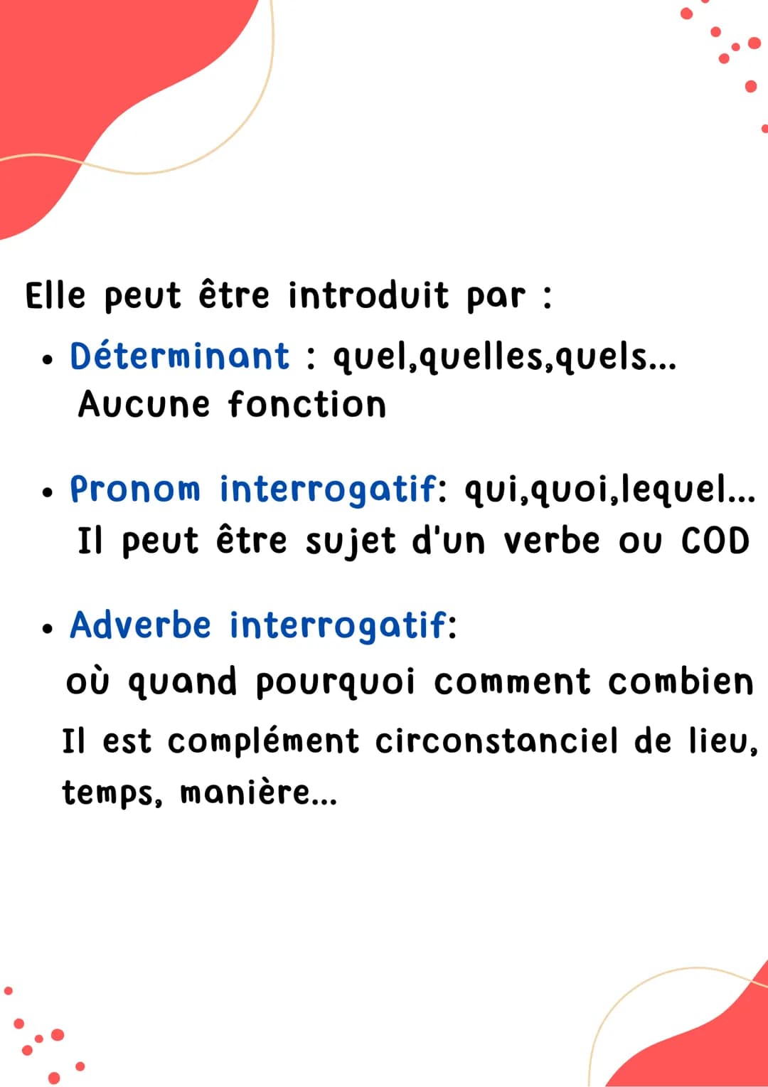 INTERROGATION
Français
BAC DE FRANÇAIS ÉTAPE 1
Donner la définition de
l'interrogation
L'interrogation est la mise en débat
de la valeur de 