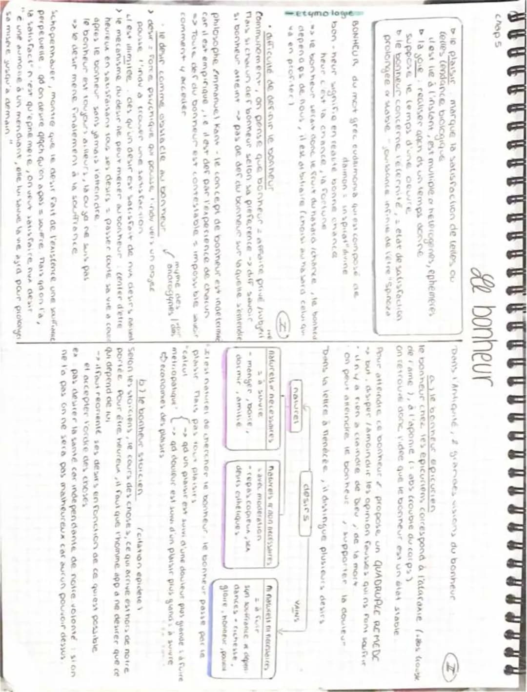 Dissertation sur le Bonheur - Corrigés et Théories de Spinoza, Kant, Platon et Épicure