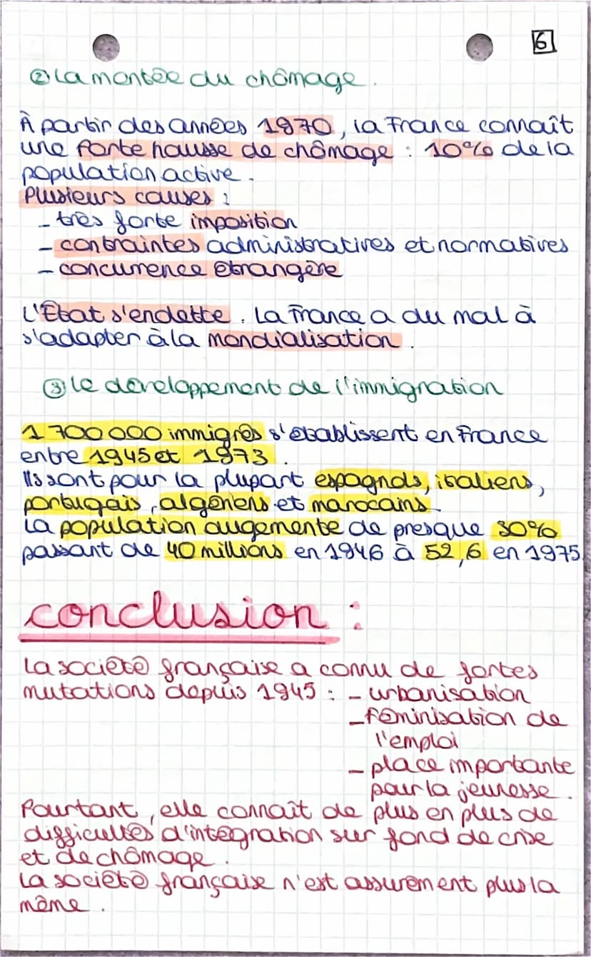 14
thème 3: chap 3· Femmes et hommes dans
la societe des années
1950 aux années 1980
1) La societe française d'après-gueme
@ Les trentes - g