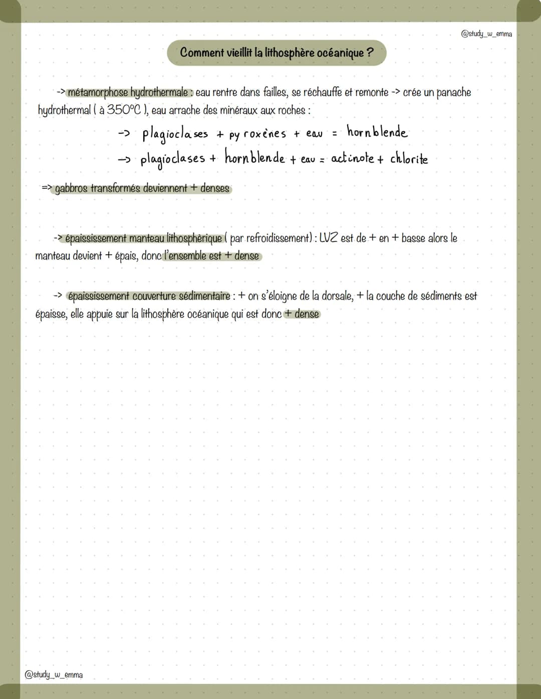 ● x pe x x x
LA DYNAMIQUE INTERNE DE LA TERRE
la dynamique de la lithosphère
la dynamique des zones de divergences
Les deux catégories de do