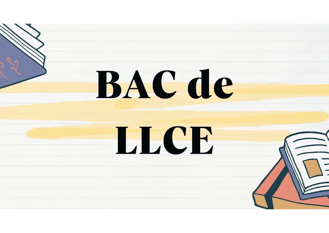 fiches de révision BAC de LLCE anglais ( synthèse à l'écrit )