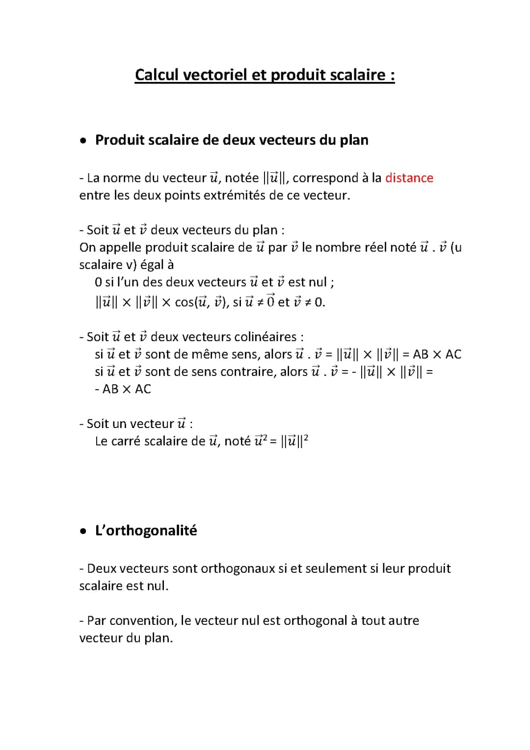 Découvre les Vecteurs et leurs Secrets : Produit Scalaire, Vectoriel et Norme