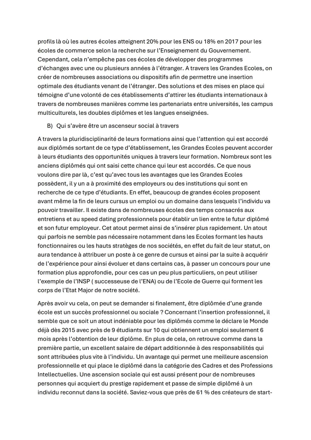 Faut-il supprimer les grandes écoles ?
Introduction:
Le 8 avril 2021, le rapport Thiriez annonce la suppression de l'Ecole Nationale
d'Admin