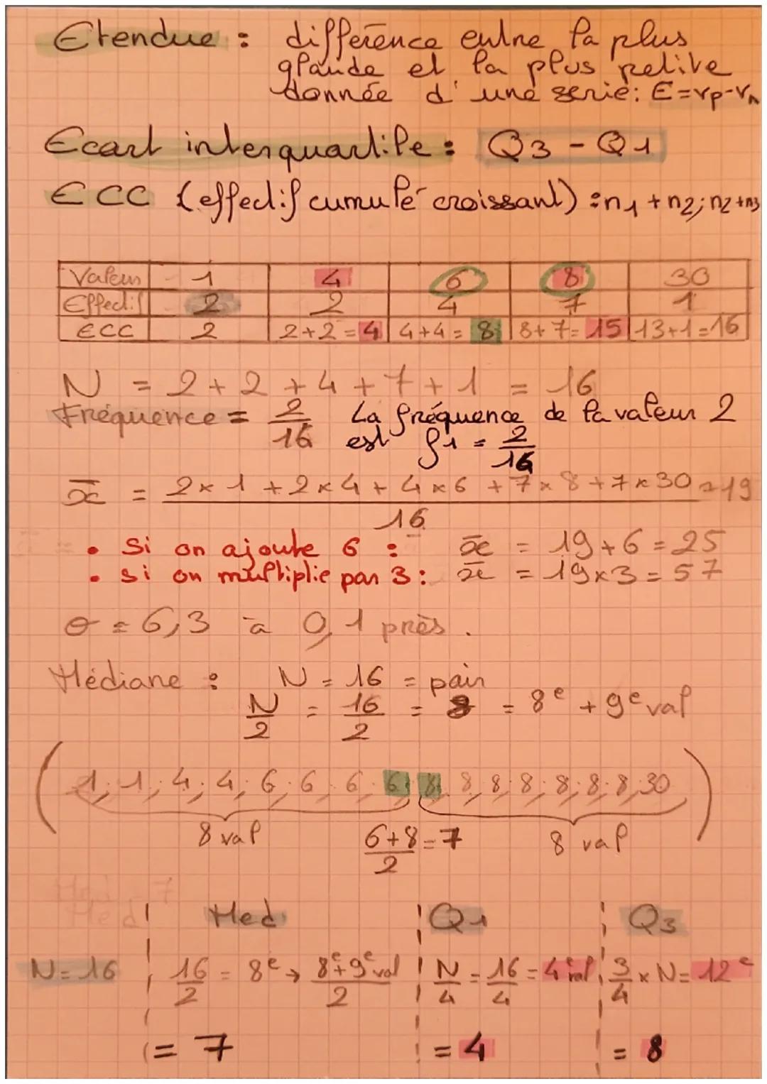 Maths chap 9
Statisques descriptives.

Population: ensemble sur lequel ponte l'êtude
Individu : élément de la pop.
Caractère: objet étudié


