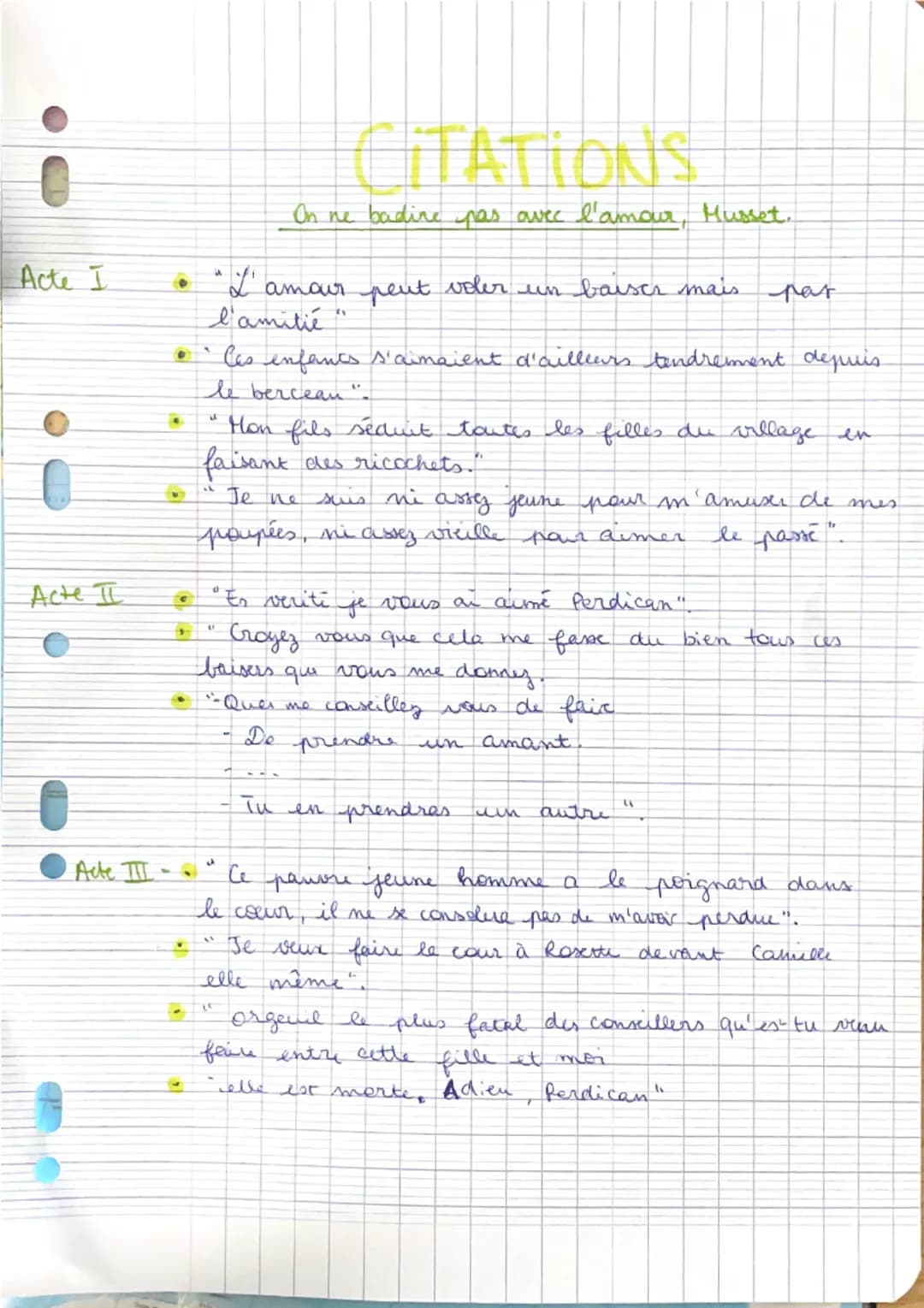 Citation on ne badine pas avec l’amour