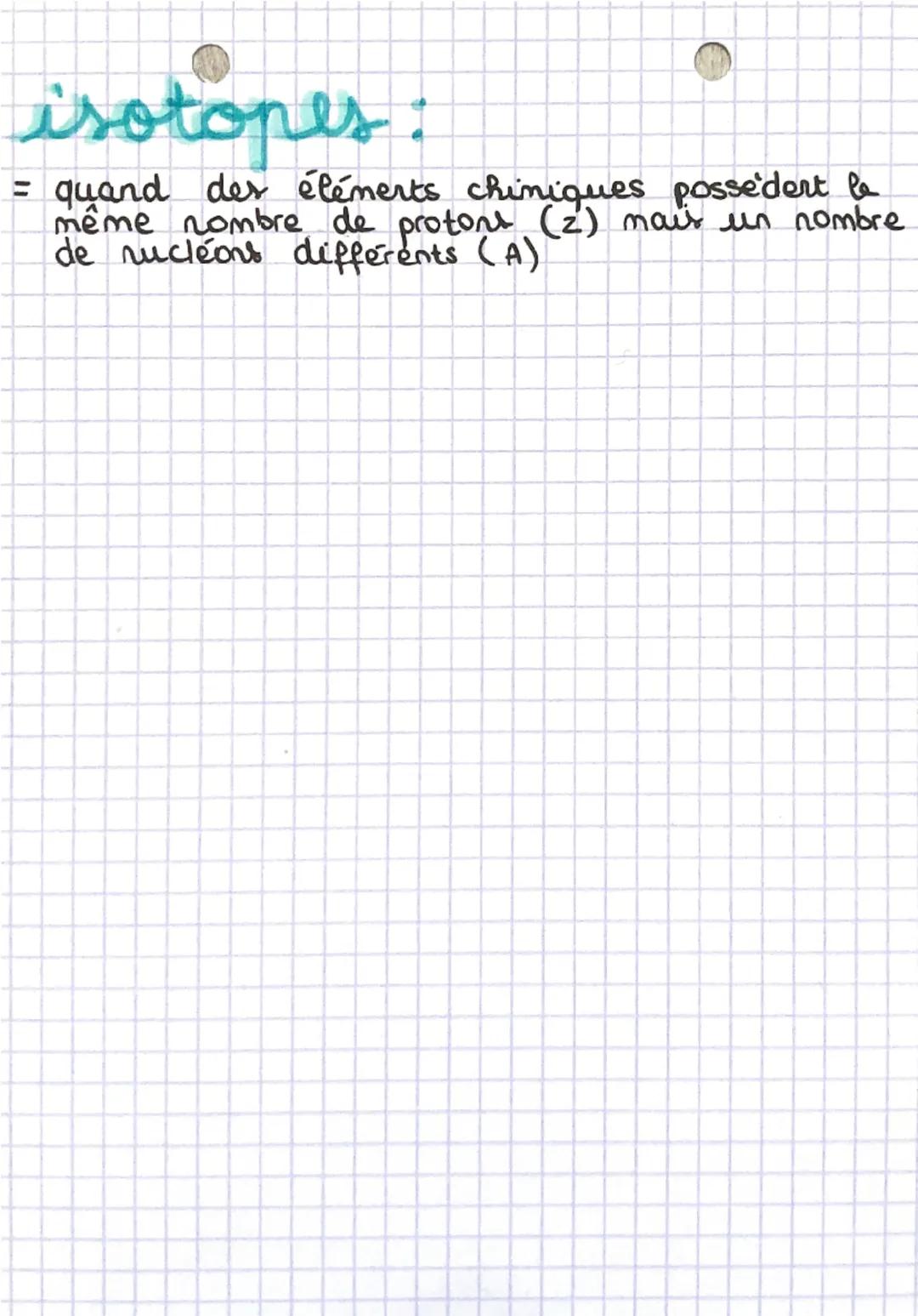 Atomes"
La matières est constituée d'atomes: de
minuscules particules invisibles à l'œil nu
composition:
• électrons (-)
• neutrons (neutre)