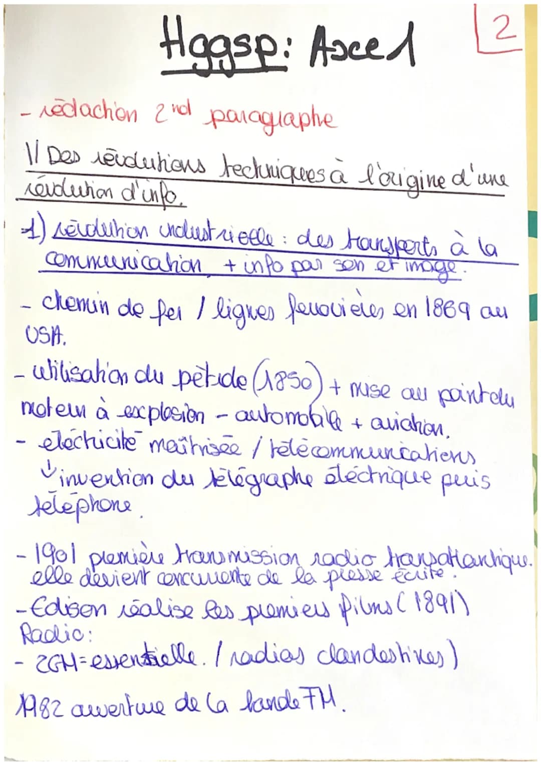 grandes rev. tech
de l'informat!
: Axe 1
1
Hggsp
- Introduction Composition:
partir de la mise au point de l'impriman
par Gutemberg en 1950,
