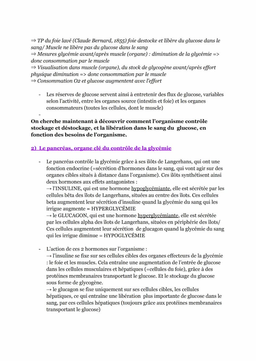 Chapitre 12: le flux de glucose, source d'énergie des cellules
musculaires
Introduction
Pour produire de l'énergie, les cellules musculaires