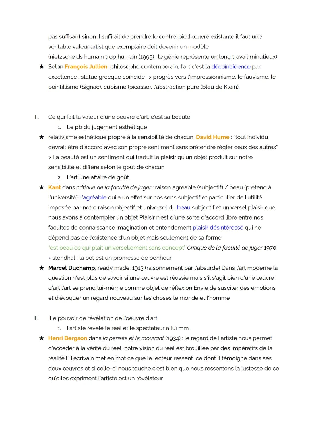 L'ART
Un objet technique obéit à une finalité externe extrinsèque
L'art dit autotélique a une finalité intrinsèque (Kant) Les éléments coopè