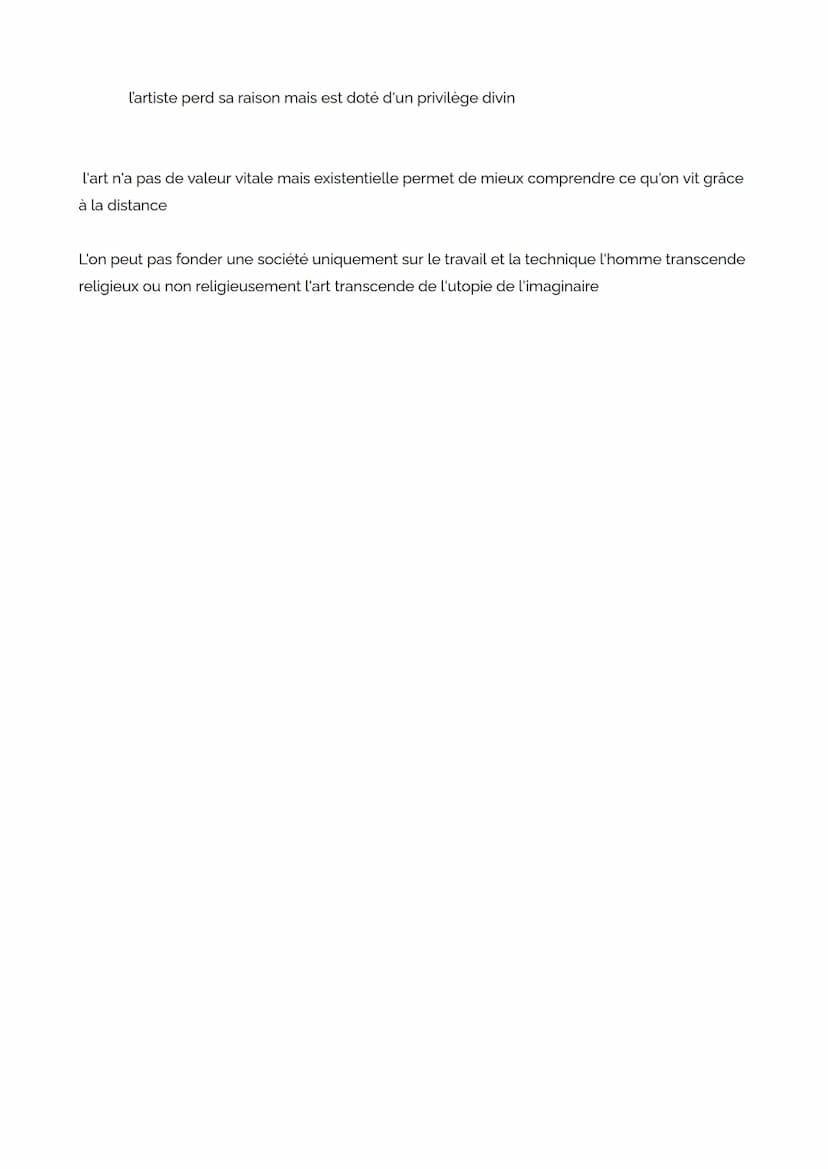 L'ART
Un objet technique obéit à une finalité externe extrinsèque
L'art dit autotélique a une finalité intrinsèque (Kant) Les éléments coopè