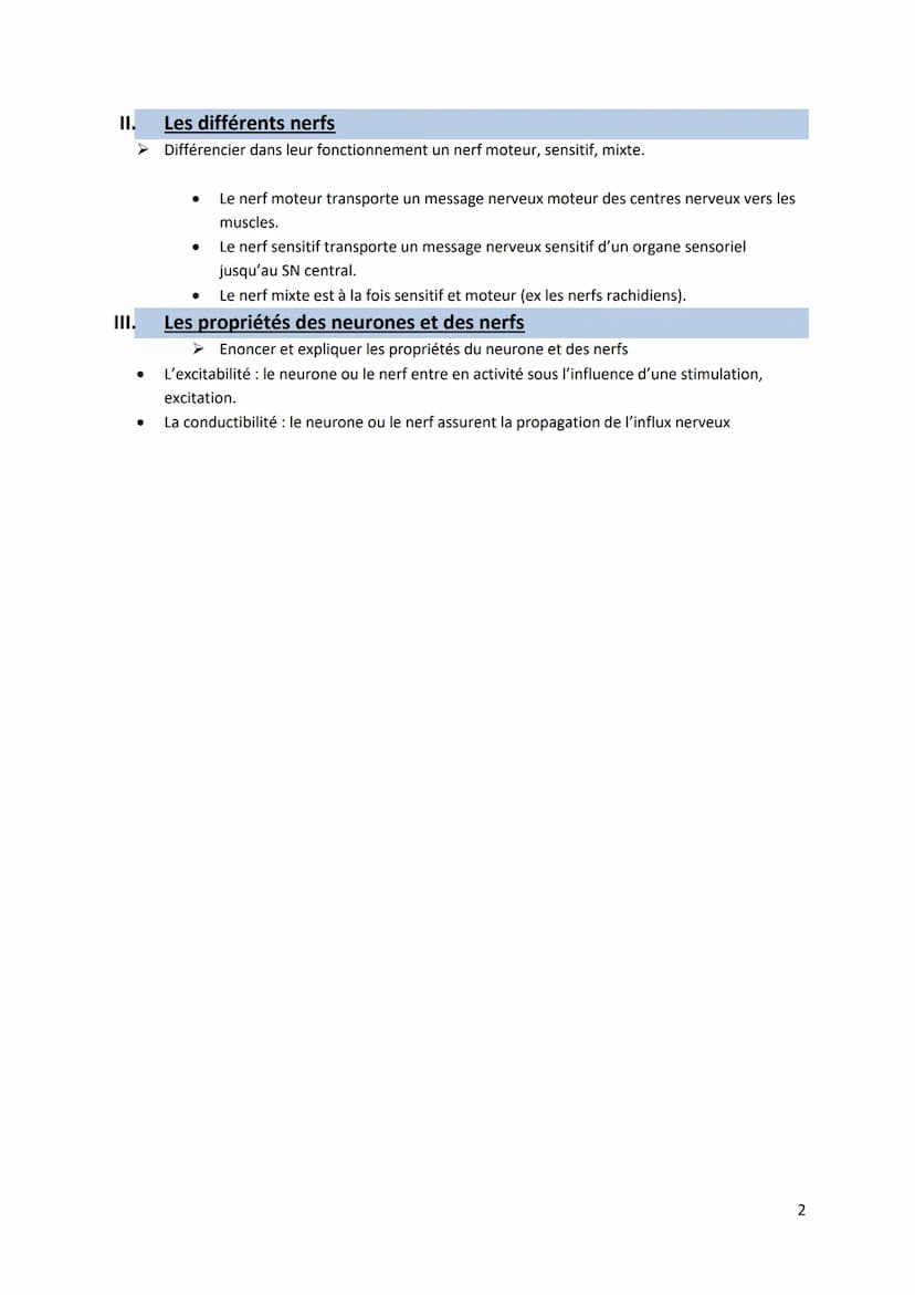 Objectifs :
➤
Fiche MEMO
Système nerveux /maladie d'Alzheimer
Fonctionnement du système Nerveux
Annoter le schéma du neurone, d'un nerf.
Dif