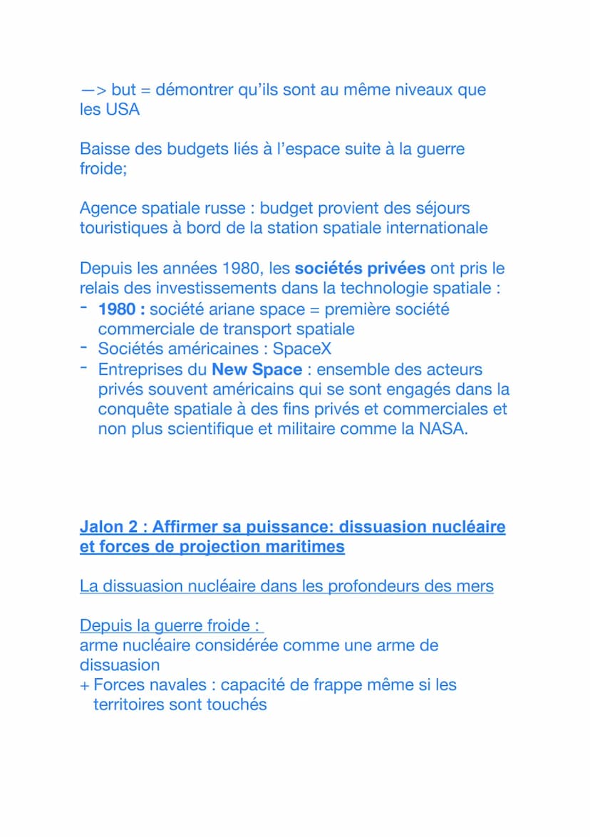 De nouveaux espaces de conquêtes
Intro
1. Une connaissance et une maîtrise en constante
évolution
Océans :
enjeux de conquête territoriale e
